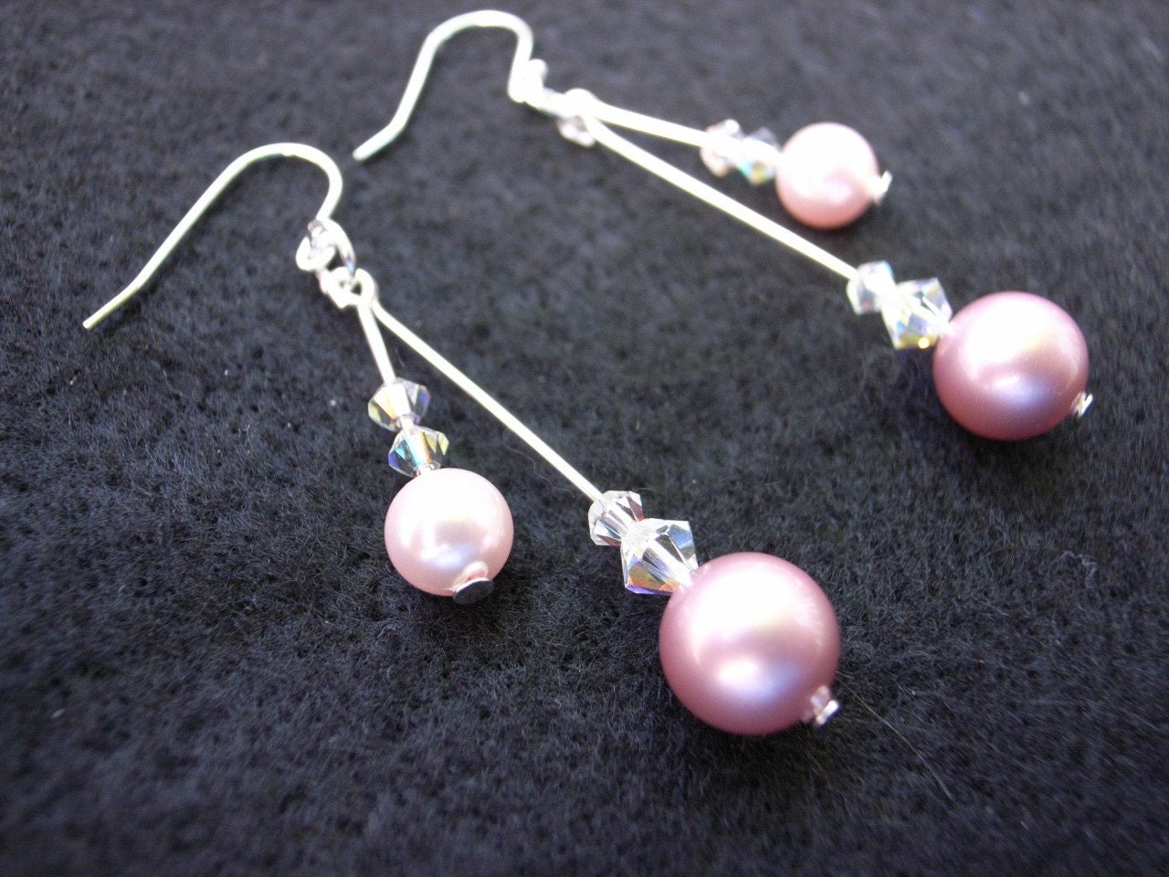Swarovski Crystals Earrings - Pearls/Crystals