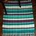 Handwoven Cotton Yarn Rug - Green, Wine, Cream (Inv.ID 9-0160)