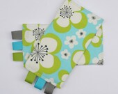 ORGANIC Sucking Pads - Ergo, Mei Tai, Beco, Boba, BabyHawk and More - Mixed Bouquet in Aqua