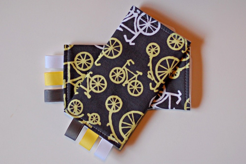 Teething Pads - Chew Pads - Ergo, Boba, BabyHawk and More - Bicycles in Citron