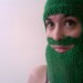 Knitted Green Beard Balaclava