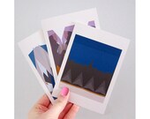 Geometric Landscapes II Set Greeting Card