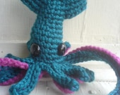 Squid - Blue and Pink Cephalopod Plush