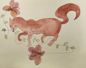 Naturalists Sketchbook Flower Fox
