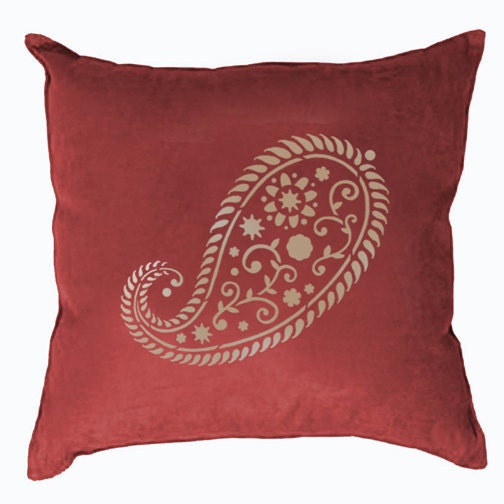 Stencil Vintage Paisley SM - Reusable stencils for DIY home decor, fabric, furniture