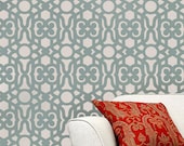 Wall Stencil Covington - Reusable stencils for walls instead of wallpaper - DIY decor