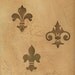 Stencils Fleur-De-Lis 3pc kit - Easy reusable stencils for home decor