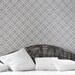 Wall Stencil Fuji - reusable stencils for walls instead of wallpaper -DIY decor