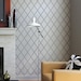 Wall Stencil Harlequin Trellis - reusable stencils for walls instead of wallpaper-DIY decor