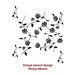 Stencil Peony Allover Floral Pattern - Wall decor stenciling - DIY