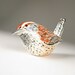 Ceramic Bird Hand Formed Cactus Wren