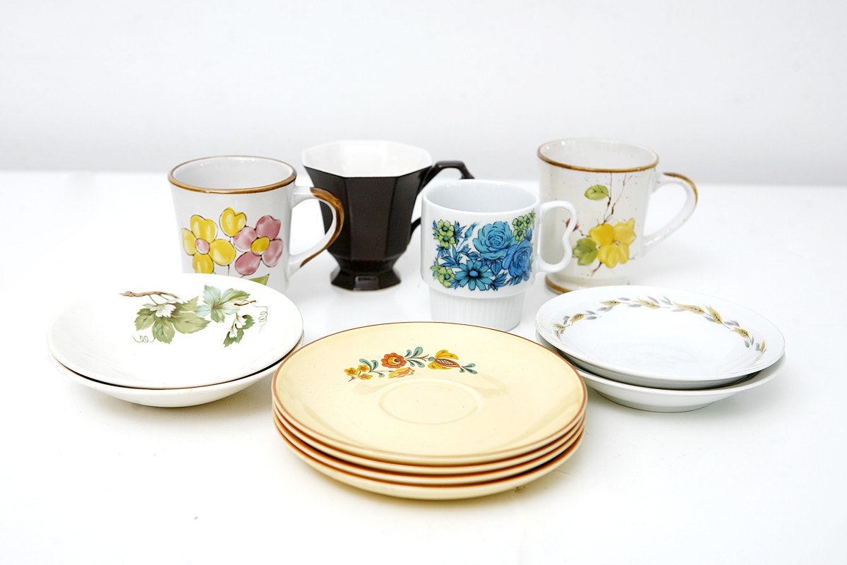 SALE /// Tea for Four / Assorted Vintage Tableware