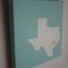 CHOOSE YOUR STATE - Affordable Original Painting, Wall Art, Home Decor - Made to Order State Love (8 x 8 Canvas)