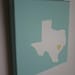 State Love CHOOSE your STATE or COUNTRY - Affordable Original Painting, Wall Art, Home Decor - Made to Order  (8 x 8, 8 x 10 Canvas)