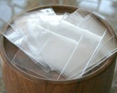 QTY 100 Crystal Clear Zip Bags Polypropylene - 2 x 2 Inches
