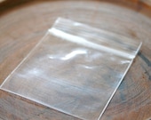 QTY 50 Crystal Clear Zip Polypropylene Bags - 6 x 9 Inches