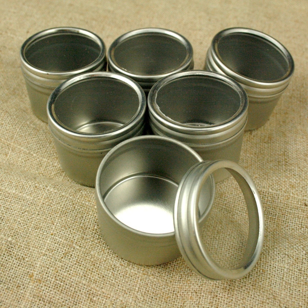 Round Window Tins - set of 6