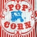 Vintage Style Wagon Popcorn Bags - Red and White Stripes - Gusseted 3 1/2 x 2 1/4 x 7 3/4 Inches - set of 25