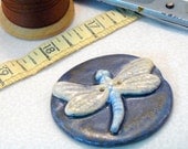 Ceramic Dragonfly Button
