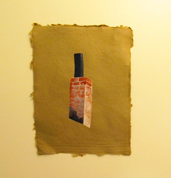 Brick Chimney, Isolated - original -