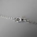 Vampire Bite Necklace Silver Chain with Red Crystals