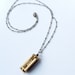 Golden Miniature Harmonica Necklace