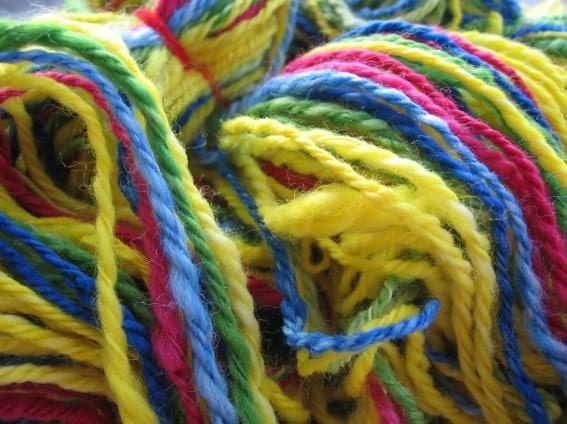 Tinker Toys - Handspun/Hand-dyed Wool