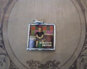 Quilt Charm The pathway to heaven is paved with needles and thread 1.5" soldered pendant