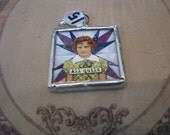 Quilt Charm All quilt no guilt 1.5" soldered pendant