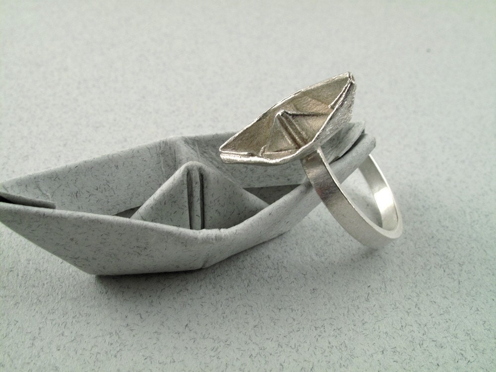 Origami Boat Ring