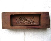 Vintage Japanese Kashigata Sweets Mold - Peony - Botan (P)