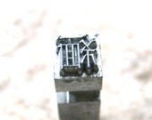 Vintage Japanese Typewriter Key Stamp Distant in Showa Period