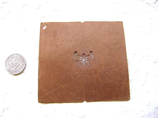 Vintage  Japanese Stencil  Family Crest  Kamon  Stencil C22 Flower Stencil