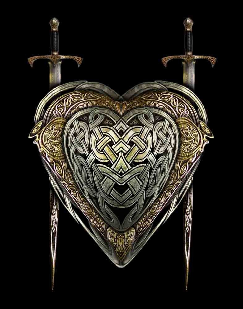 The Warrior Heart -  Art Print by Brian Giberson