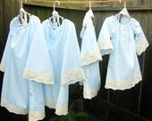 Sky Blue Heirloom dress with Headband...6m,12m,18m,2T,3T,4T,5,6