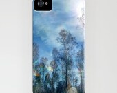 Blue Trees . iPhone Case . iPhone 5, 4S, 4, 3GS, 3G