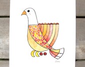 Nesting - archival reproduction print