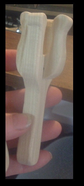 Handmade wooden Double Lucet