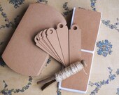 DIY gift wrapping kit -  kraft pillow boxes