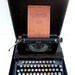 1936 Fully Restored L.C. Smith Corona Standard Colored Glass Keys Typewriter w/ Case