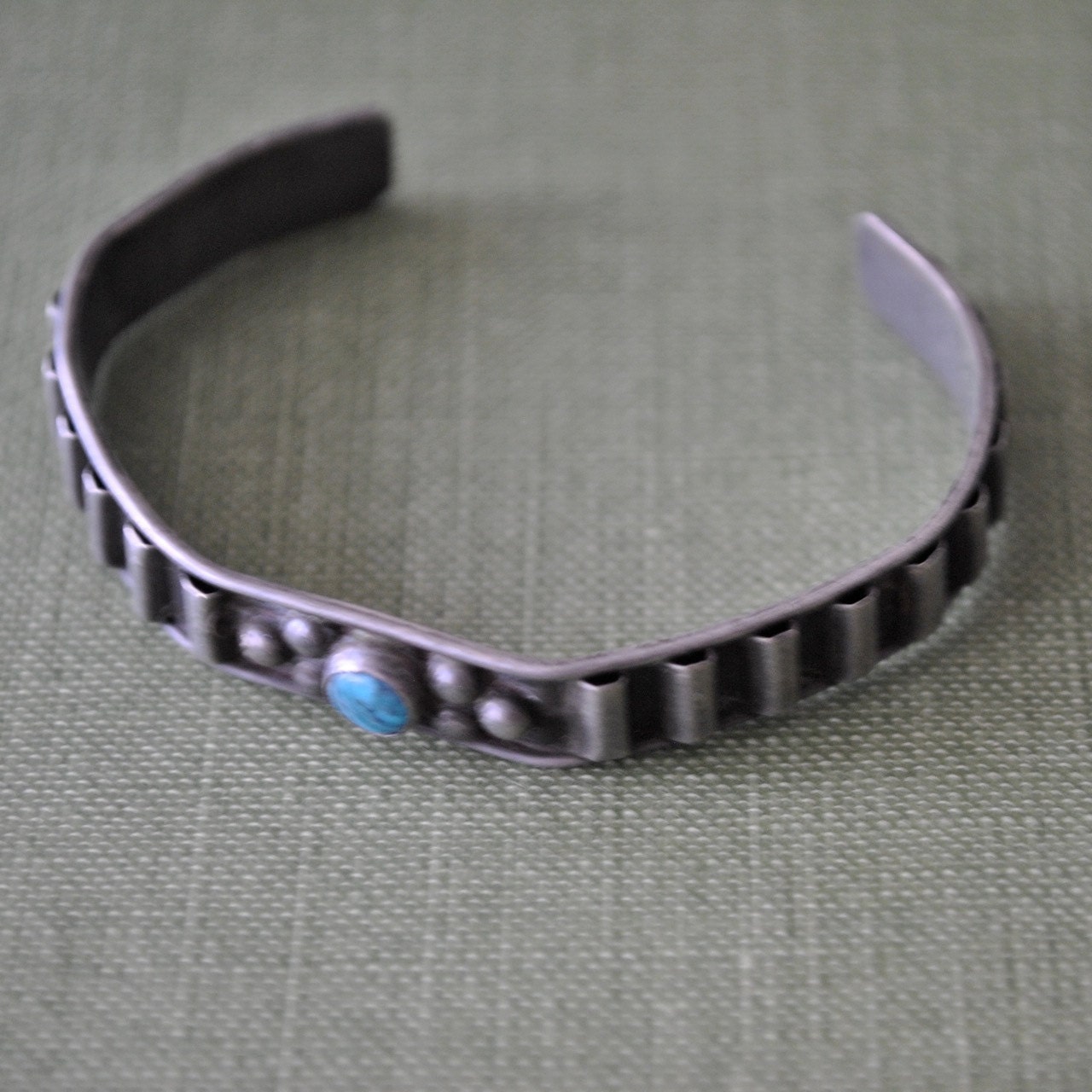 the ribbed cuff bracelet / sterling for a smaller wrist