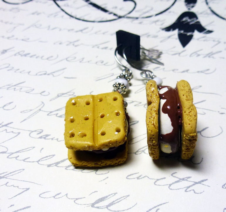 S'mores Scented Earrings