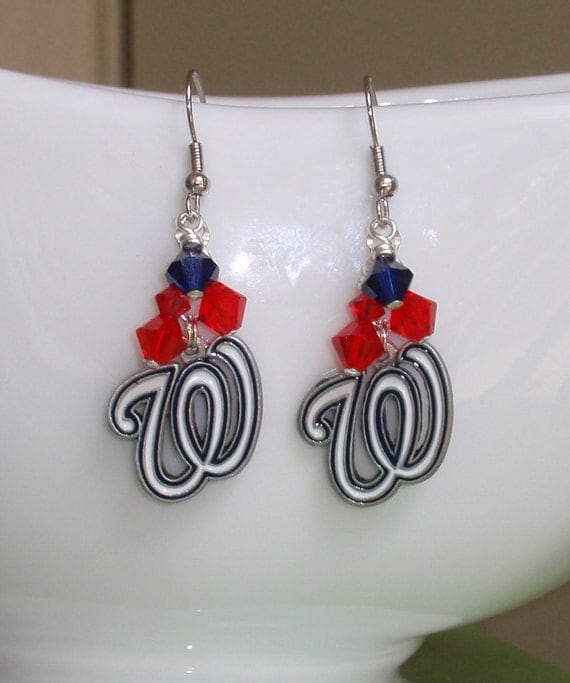 Washington Nationals Inspired Winning Ways Earrings