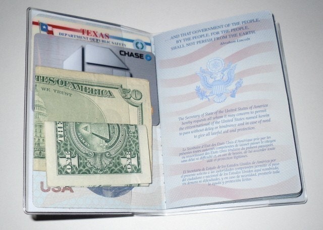Passport Cover - Vintage Map