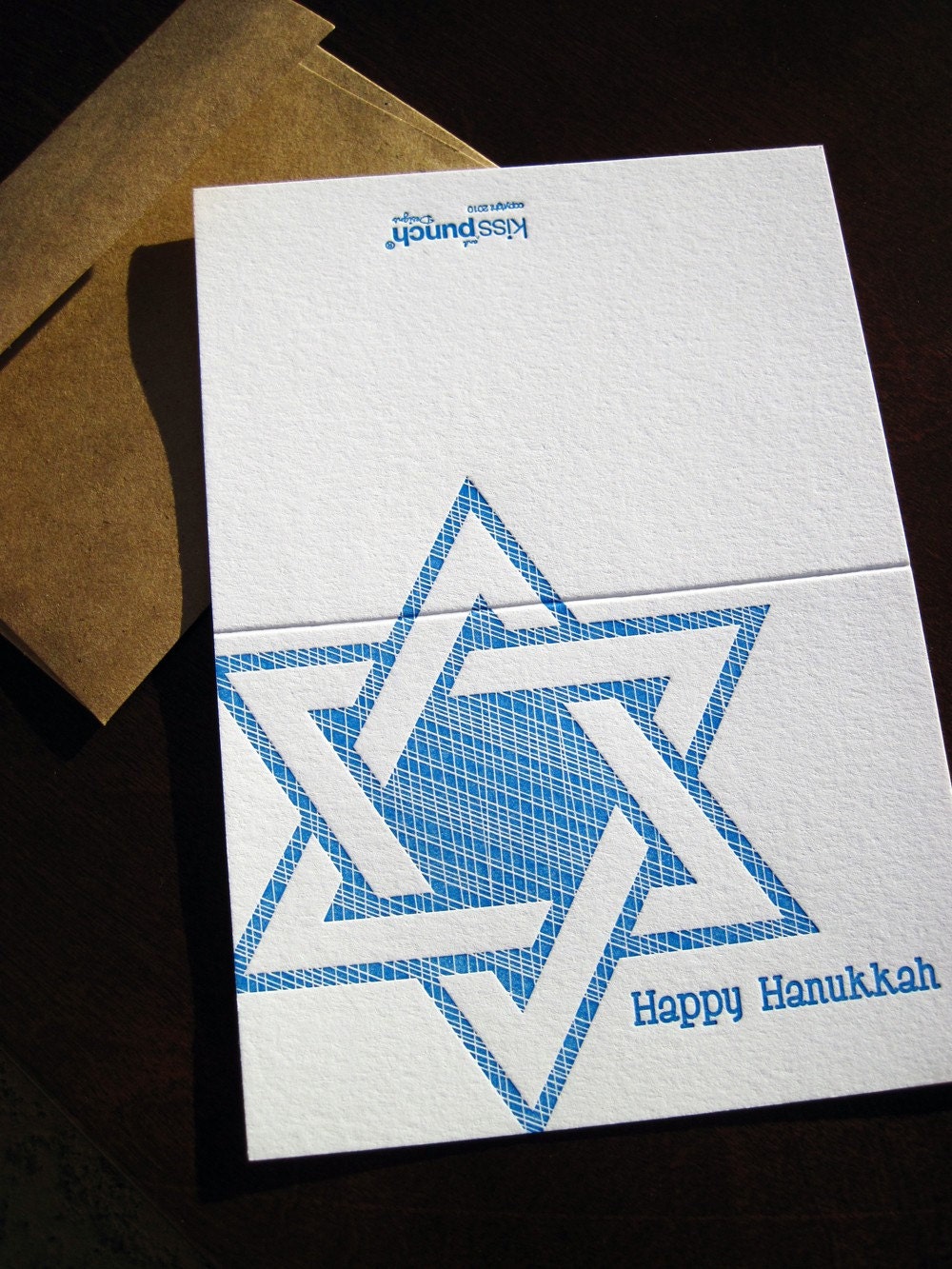 Letterpress Printed Hanukkah Card