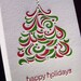 Letterpress Christmas Tree Holiday Card