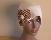 Cookies and Cream Ivory Cloche Hat Eco-Friendly