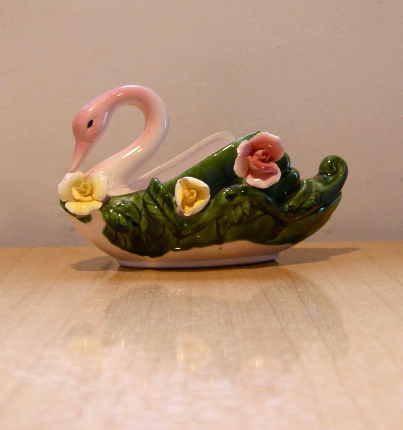 SALE Swan Planter/Candy Dish // Vintage