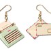 Typewriter: RETRO EARRINGS