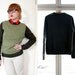 Vintage green zig zag Sweater (m)